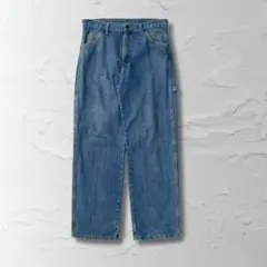 Dickies　デニム　ペインターパンツ　ワークパンツ　ブルー　ライトブルーのサムネイル