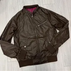 beams ビームス　ナイロンジャケット　ジャンパー　M 茶色　ピンク　ブルゾン