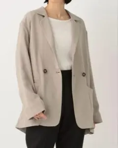 GLOBAL WORK テーラードジャケット ブラウン　ベージュ