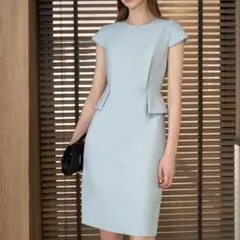 Saturdayclub★ウエストスラップミディワンピース