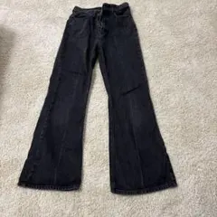 SENSE OF PLACE ブラックブーツカットデニム