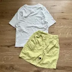ユニクロ 水陸両用 ギアショートパンツ 半袖 2枚セット 男の子 140