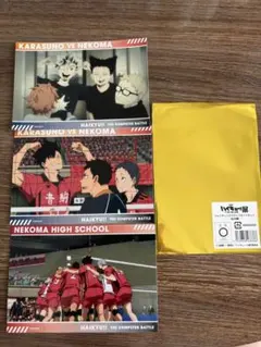 劇場版ハイキュー‼︎展　トレーディングスナップカードセット 黒尾鉄朗など