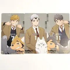 ハイキュー!! アニメイト 購入特典 大判カード 宮侑 宮治 北信介 セット