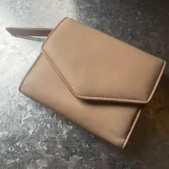 ぜ*ー様 メゾンマルジェラ コンパクトウォレット 三つ折り財布 ベージュ