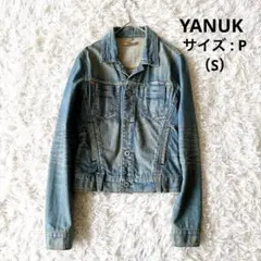 YANUK デニムジャケット Gジャン ダメージ加工 ヤヌーク USA製