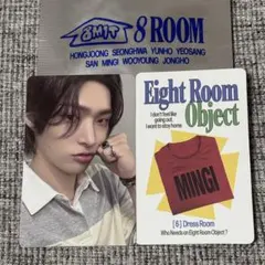 ATEEZ 8ROOM ランダム トレカ A ver. ミンギ ①