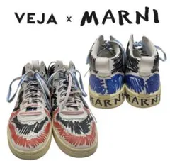 VEJA x MARNI コラボ ハイカット スニーカー マルニのサムネイル