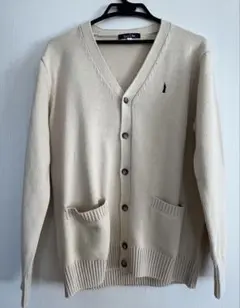 EAST BOY ベージュ Vネックカーディガン L