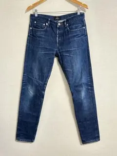 新品 ダグ付きA.P.C. プティニュースタンダードデニム 32 ブルー