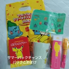 マクドナルド ポケモン 福袋　ポテトタイマー　マグカップ　サマーチャンスバッグ