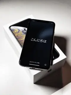Apple iPhone XS シルバー 本体（箱付き）