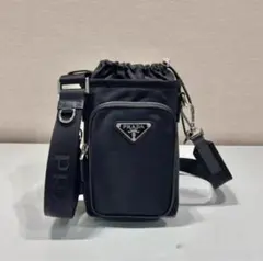 PRADA ナイロン スマホショルダーバッグ ブラック @965