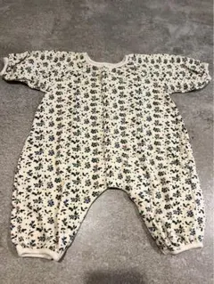 【大幅値下げ】オーガニックコットン 花柄ロンパース 67cm 6M