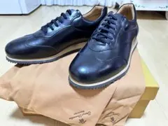 高級レザースニーカー★山陽山長★大人カジュアル★新品★週末限定価格