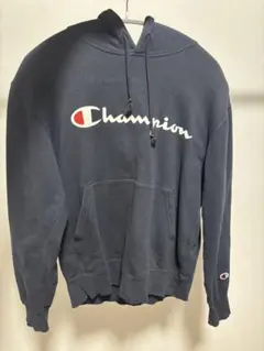 Champion プルオーバーパーカー ネイビー