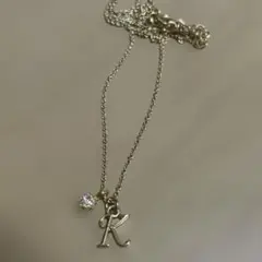 K イニシャル ネックレス