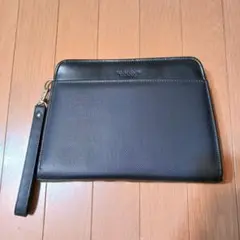 marie claire ブラック クラッチバッグ