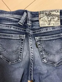 RODEO CROWN スキニーデニム ダークブルー