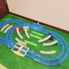 0328B1D複線オーバル 洗浄済 プラレール コース レイアウト セット