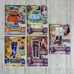 【美品】【貴重品】アイカツカード 星座ドレス 5点セット