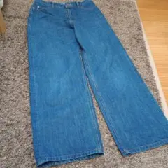 BAYFLOWベイフローワイドデニムパンツМブルー