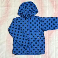 THENORTHFACE ドット　ジャケット　ブルゾン　フード　ナイロン　青