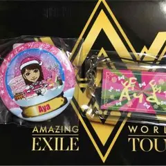 E-GIRLS Aya☆クリスマス缶バッチ&アクリルストラップ