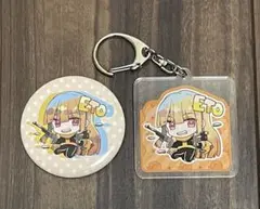 カラフルピーチ えと 初期ビジュ 缶バッジ アクリルキーホルダー 2点セットのサムネイル