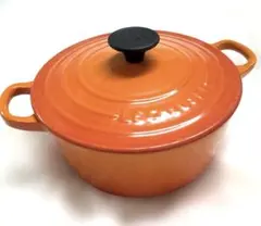 LE CREUSET ル・クルーゼ 両手鍋 オレンジ18cmのサムネイル