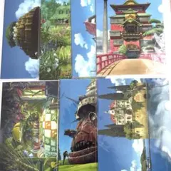 スタジオジブリ　ジブリの立体建造物展　クリアファイルセット