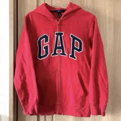 GAP ジップパーカー 150 赤
