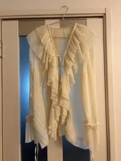PRANK PROJECT プリーツフリルブラウス アイボリー