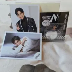 Snow Man ON ミラーステッカー 目黒蓮＆ジャケ写オフショット写真