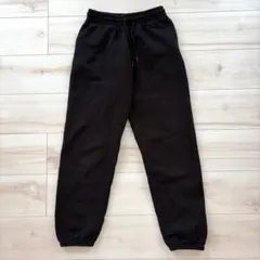 【美品】ユニクロ スウェットパンツ ブラック 黒 S