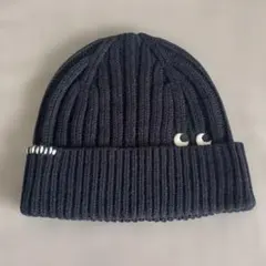 ユニクロ　ANYA HINDMARCHコラボ ネイビー ニット帽