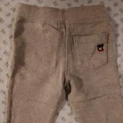 MIKIHOUSE DOUBLE.B グレー ボトムス クマのワンポイント付き