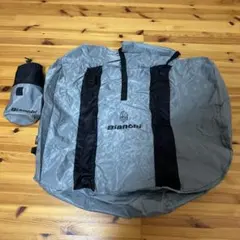 Bianchi 自転車カバー 輸行バッグ　グレー/ブラックのサムネイル