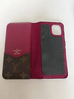 LOUIS VUITTON iPhoneケース 手帳型 モノグラム フューシャのサムネイル