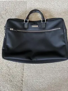 バーバリー 2way ビジネスバッグ ノバチェック 2室 大容量 黒