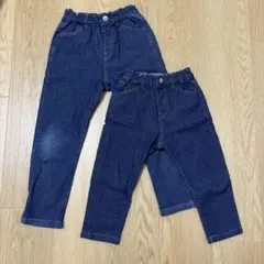 ウエストゴム付きデニムパンツ 100cm 120cm