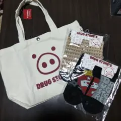 DRUG STORE'S トートバッグと靴下(2足)