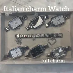 イタリアンチャームウォッチ♡イタリアンウォッチ♡腕時計⌚︎ブレスレット♡