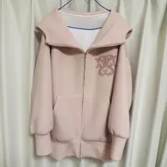 SNIDEL　スナイデル　ボリュームパーカーワンピース　ピンク