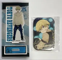 東京卍リベンジャーズ 　松野千冬　アクスタ　缶バッジ　東リベ　東京リベンジャーズ