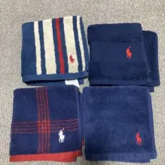 Polo Ralph Lauren タオルハンカチ 4枚セット