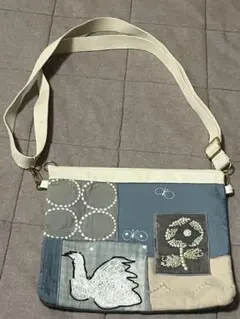 美品】ミナペルホネン サコッシュ お財布ショルダー - メルカリ