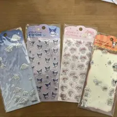 サンリオ　ぷくっとシール　マイメロ　クロミ　シナモン　新品とおすそ分け