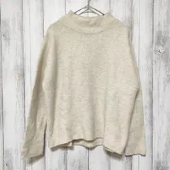 UNIQLO ユニクロ (S)　スフレヤーン ハイネックセーター