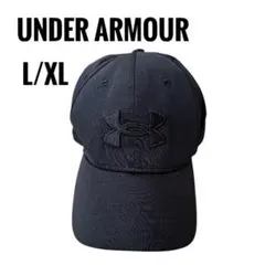 UNDER ARMOURアンダーアーマー キャップ オールブラック 黒 L/XLのサムネイル